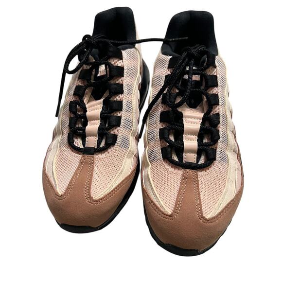 Nike Air Max 95 Pink Beige Black Women’s Size 8 (314352-997) Running Shoes - Picture 4 of 9